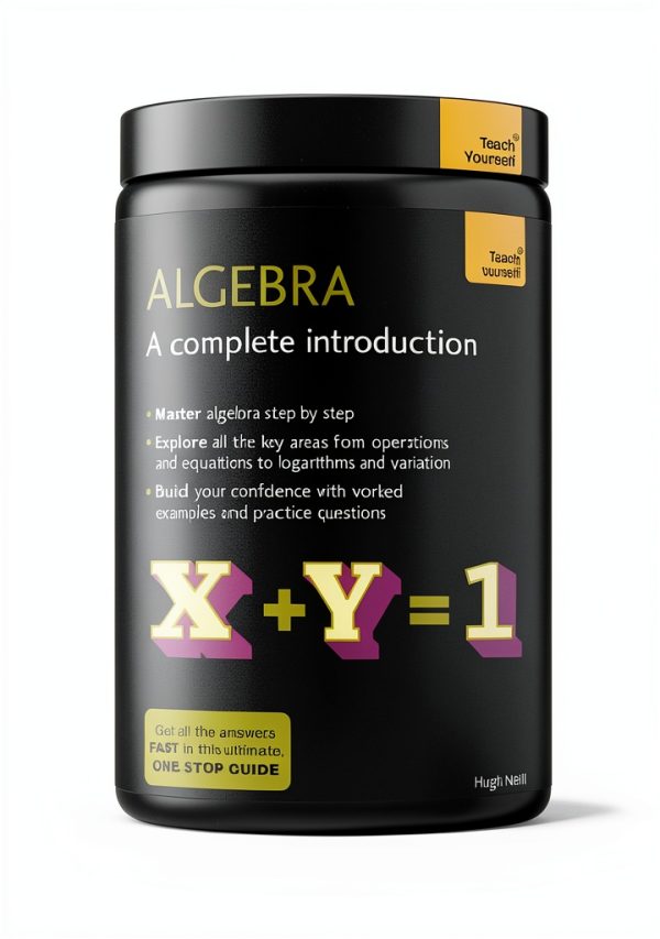 Teach Yourself Algebra Book English Illustrated Study Guide-0