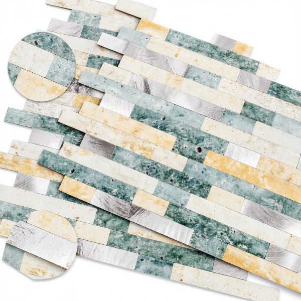 M MOFIT Peel and Stick Marble Tile Waterproof Backsplash-1