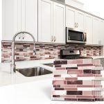 Art3d Brown Marble Peel Stick Tiles Heat Moisture Resistant-0