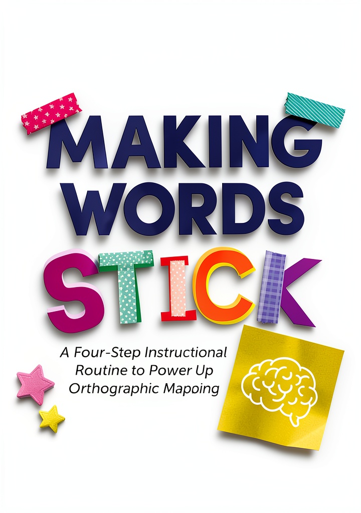 'Scholastic Science of Reading book open on a tablet showing enhanced typesetting'