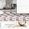 Art3d Brown Marble Peel Stick Tiles Heat Moisture Resistant-1