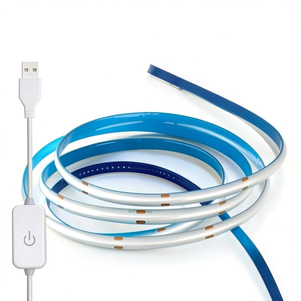 5V USB LED Light Strip XZKJ COB White 3.28ft Strip for TV Kitchen-0