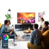 Maylit ICRGB TV LED Backlight 18ft Strip Lights for 75-85in TV-3